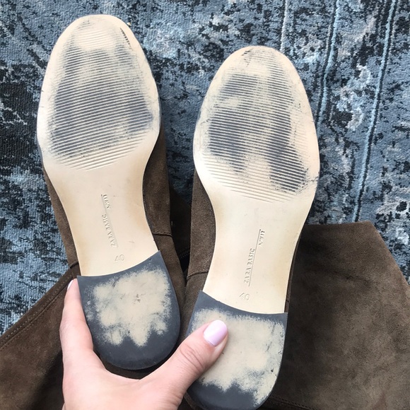 Thigh high/ OTK suede boots - Picture 2 of 4